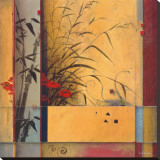 Bamboo Division Stretched Canvas Print by Don Li-Leger
