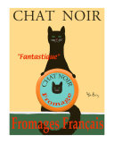 Chat Noir II - Black Cat Limited Edition by Ken Bailey