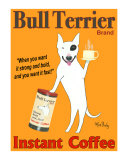 Bull Terrier Coffee Limited Edition by Ken Bailey