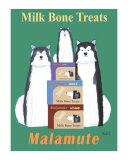 Malamute Milk Bones Limited edition van Ken Bailey