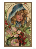 Seasons Greetings - Girl in a Hood Prints Seasons Greetings - Girl in a Hood Prints