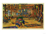 Paradise Inn Lobby, Rainier National Park - Rainier National Park Posters