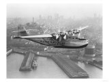 Pan American China Clipper and San Francisco Skyline Photograph No.1 - San Francisco, CA Posters Pan American China Clipper and San Francisco Skyline Photograph No.1 - San Francisco, CA Posters