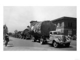 View of a Truck Log Caravan - Snohomish, WA Poster View of a Truck Log Caravan - Snohomish, WA Poster