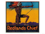 Redlands Chief Orange Label - Redlands, CA Poster