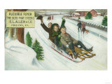 S L Allen & Co Flexible Flyer Sled - Philadelphia, PA Prints