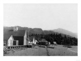 Town View of Seldovia, Alaska Photograph - Seldovia, AK Print
