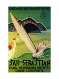 San Sebastian Vintage Poster - Europe Posters