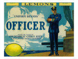 Officer Lemon Label - Tustin, CA Prints