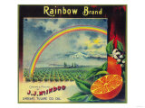 Rainbow Orange Label - Lindsay, CA Prints