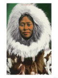 View of an Eskimo Beauty - Alaska Láminas View of an Eskimo Beauty - Alaska Láminas