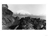 Turnagain Arm from Alaska Railroad Route Photograph - Alaska Poster