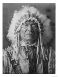 Sitting Bear, Arikara Native American Man Curtis Photograph Posters