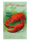 Oh You Lobster Scene Posters