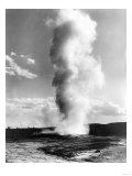 Old Faithful Geyser at Yellowstone National Park Photograph - Yellowstone, WY Prints