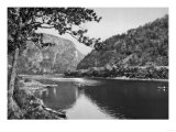 Train Passing the Delaware Water Gap Photograph - Delaware Láminas Train Passing the Delaware Water Gap Photograph - Delaware Láminas