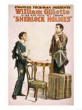 Sherlock Holmes Theatrical Play Poster No.3 Print
