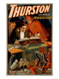 Thurston the Great Magician with Devil Magic Poster Poster Thurston the Great Magician with Devil Magic Poster Poster