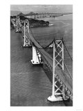 San Francisco, CA Aerial View of Oakland Bay Bridge Photograph - San Francisco, CA Prints