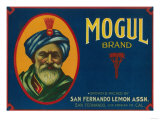 Mogul Lemon Label - San Fernando, CA Print