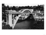 Oregon City, OR Highway Bridge over Willamette Photograph - Oregon City, OR Prints