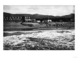 Seaside, Oregon Beach and Hotel Moore Photograph - Seaside, OR Prints