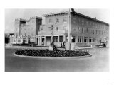 Seaside, Oregon View of Hotel Seaside Photograph - Seaside, OR Prints