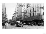 Seattle, WA Street Scene Downtown Photograph - Seattle, WA Print