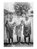 Nandi Warriors in Africa Photograph - Africa Posters