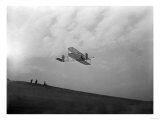Orville Wright Testing Glider Photograph - North Carolina Posters