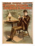 Sherlock Holmes Theatrical Play Poster No.1 Print