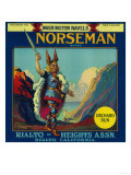 Norseman Orange Label - Rialto, CA Prints