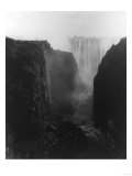 Victoria Falls in Rhodesia Photograph - Rhodesia Posters Victoria Falls in Rhodesia Photograph - Rhodesia Posters