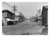 Fremont Avenue looking North Photograph - Seattle, WA Posters