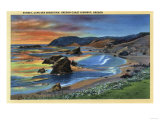 Sunset at Cape San Sabastian on Oregon Coast Highway, Oregon - Oregon Coast Print