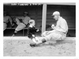 Rube Marquard & Rube Jr., Brooklyn Dodgers, Baseball Photo - New York, NY Posters