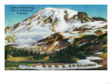 Crossing Mazama Ridge, Rainier National Park - Rainier National Park Prints