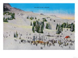 Ski Meet and Mt. Rainier - Rainier National Park Prints