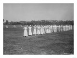 Women at Archery Meet Photograph - Boston, MA Poster