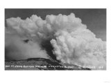 Katmai Volcano in Eruption Photograph - Alaska, Giclee Print