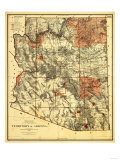 Arizona Territory - Panoramic Map Posters