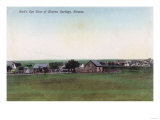 Aerial View of the Town - Sharon Springs, KS Posters