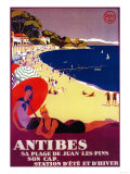 Antibes Vintage Poster - Europe Photographie