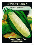 Sweet Corn Seed Packet Posters