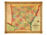 Arkansas - Panoramic Map Prints