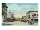 Western View of Sherman Avenue - Coeur d'Alene, ID Posters