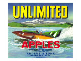 Unlimited Apple Label - Wenatchee, WA Posters
