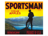 Sportsman Apple Label - Chelan, WA Prints