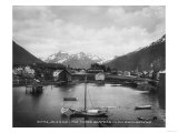 Sitka, Alaska with Three Sisters Photograph - Sitka, AK Art