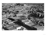 Aerial View of the City, South Western View - Glasgow, MT Photographie